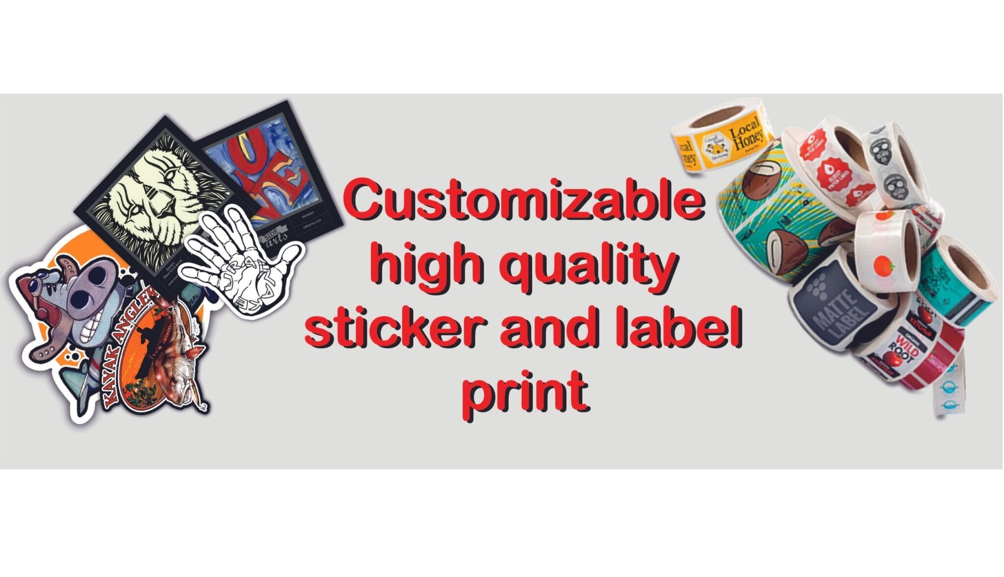 personalized vinyl sticker printing London