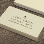 textured business Card